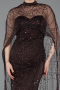 Braun Abendkleid Lang ABU4517