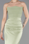 Abschlusskleid Lang Satin Pistaziengrün ABU6061