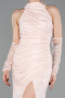 Puder Abendkleid İm Meerjungfrau-Stil Spitze Lang ABU5598