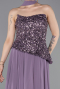 Lavendel Abendkleid Chiffon Lang ABU5486