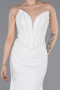 Abendkleid Lang Weiß ABU5568