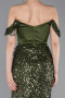 Abendkleid Lang Khaki ABU6087