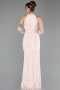 Puder Abendkleid İm Meerjungfrau-Stil Spitze Lang ABU5598