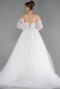 Hochzeitskleider Lang Weiß ABG189