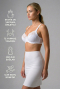 Reifrock Petticoat Weiß EM506