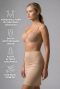 Reifrock Petticoat Hautfarben EM506
