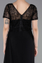 Abendkleid Lang Spitze Schwarz ABU6100