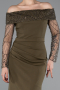 Abendkleid Lang Khaki ABU6101