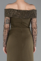 Abendkleid Lang Khaki ABU6101