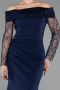 Abendkleid Lang Marineblau ABU6101