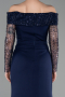 Abendkleid Lang Marineblau ABU6101