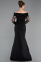 Abendkleid Lang Schwarz ABU6101