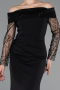 Abendkleid Lang Schwarz ABU6101