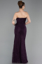 Abschlusskleid Lang Spitze Violette ABU6077