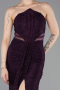 Abschlusskleid Lang Spitze Violette ABU6077