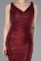 Abschlusskleid Lang Weinrot ABU6105