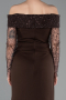 Abendkleid Lang Braun ABU6101