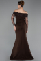 Abendkleid Lang Braun ABU6101