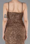 Abschlusskleid Lang Kupfer ABU6106