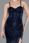 Abschlusskleid Lang Marineblau ABU6106