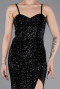 Abschlusskleid Lang Schwarz ABU6106