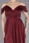 Abendkleid Lang Weinrot ABU6107
