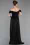 Abendkleid Lang Schwarz ABU6107