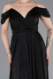 Abendkleid Lang Schwarz ABU6107