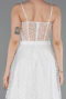 Abendkleid Lang Weiß ABU6108