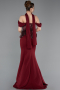 Abendkleid Lang Weinrot ABU6094