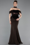 Abendkleid Lang Braun ABU6094