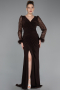 Braun Abendkleid Lang ABU3008