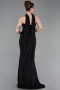 Abendkleid Lang Schwarz ABU6112
