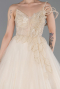 Abendkleid Lang Beige ABU6113