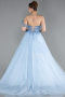 Abendkleid Lang Indigo ABU6113