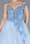 Abendkleid Lang Indigo ABU6113