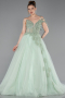 Abendkleid Lang Minzgrün ABU6113