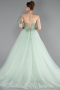 Abendkleid Lang Minzgrün ABU6113