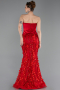 Abendkleid Lang Rot ABU6114