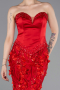 Abendkleid Lang Rot ABU6114