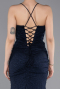Abschlusskleid Lang Marineblau ABU6115