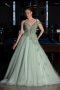 Abendkleid Lang Minzgrün ABU6113