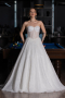 Hochzeitskleider Lang Spitze Weiß ABG195