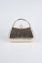 Abendtasche Kristall Gold KC752