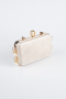 Abendtasche Gemustert Gold KC714
