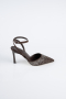 Party-Schuhe Steinbesetzt Braun AB2101