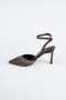 Party-Schuhe Steinbesetzt Braun AB2101