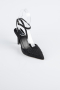 Party-Schuhe Steinbesetzt Schwarz AB2101