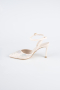 Party-Schuhe Steinbesetzt Hautfarben AB2101