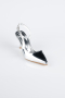 Party-Schuhe Gespiegelt Silber AB2102